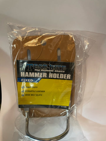 HAMMER HOLDER - LEATHER & STAINLESS STEEL