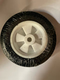 WHEEL - BLACK RUBBER TREAD WHEEL - 125mm - LOAD-BEARING TO 60KG