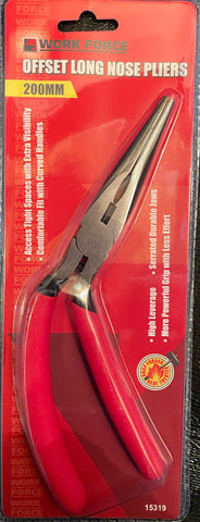 LONG NOSE  PLIERS - OFFSET - 200mm